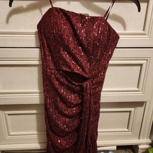 Red party dress!